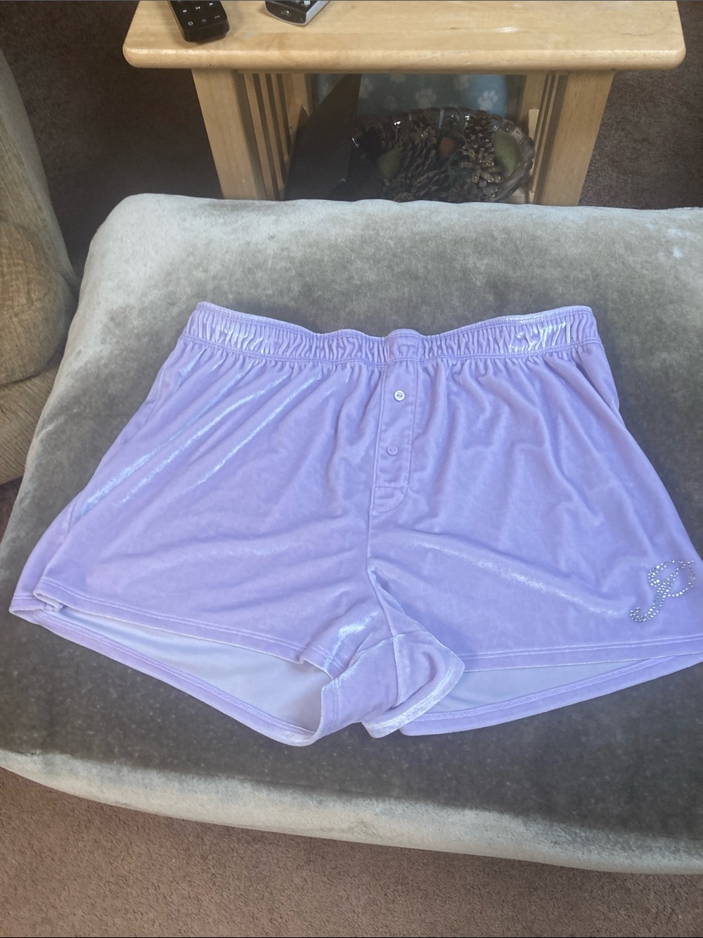 PINK Victoria's Secret Lavender Athletic Shorts
